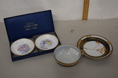 Lot 66 - Mixed Lot: Japanese eggshell porcelain teacup...