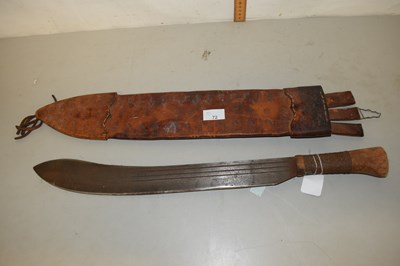 Lot 72 - A Robert Mole machete in leather case