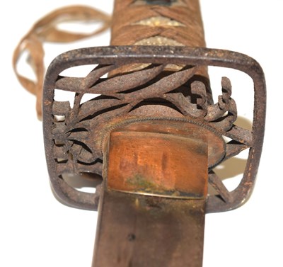 Lot 113 - Two 19th century Japanese small swords, one...