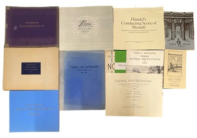 Lot 1281a - MUSICAL SCORES: A collection of various scores...