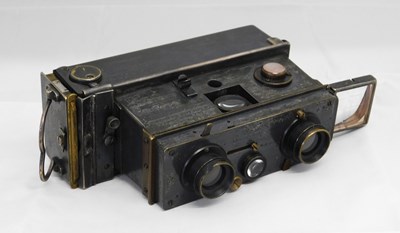 Lot 11 - A Jules Richard Verascope Stereo Camera,...