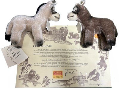 Lot 432 - A 1992 Archie Steiff wicker Noah's Ark...
