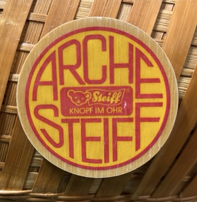 Lot 432 - A 1992 Archie Steiff wicker Noah's Ark...