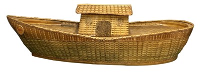 Lot 432 - A 1992 Archie Steiff wicker Noah's Ark...