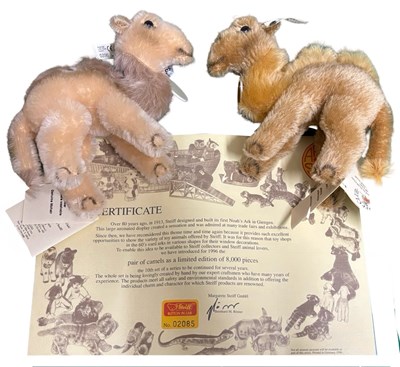 Lot 432 - A 1992 Archie Steiff wicker Noah's Ark...