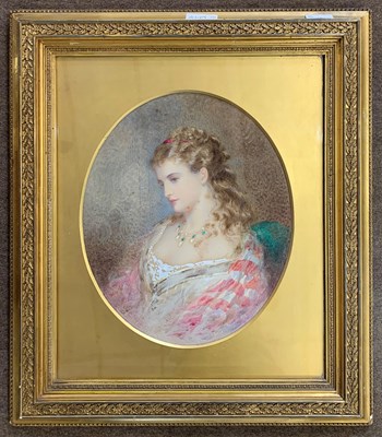 Lot 41 - British School, circa 19th century, Portrait...