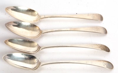 Lot 27 - A group of four Georgian Old English pattern...