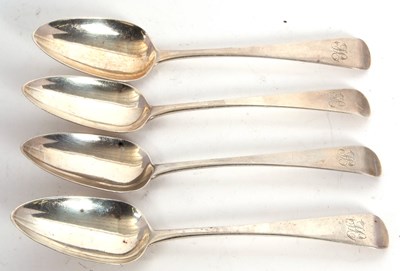 Lot 29 - A group of four Georgian Old English pattern...