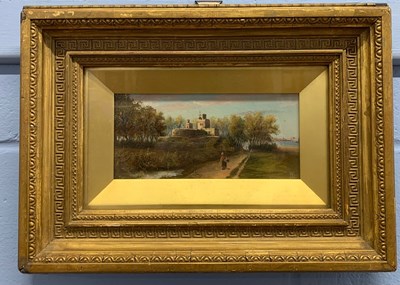 Lot 105 - Walmer Castle, oil on canvas, initialed 'AB',...