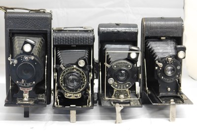 Lot 32 - Four camera's: to include a Folding Ensign 2...