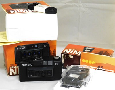 Lot 44 - A Nimslo 35mm 3D camera, boxed with original...