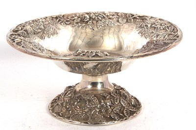 Lot 90 - An antique S.Kirk & Son 925 pedestal dish with...