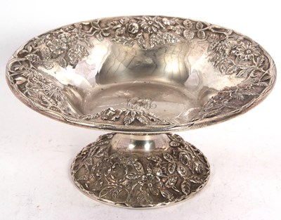 Lot 90 - An antique S.Kirk & Son 925 pedestal dish with...