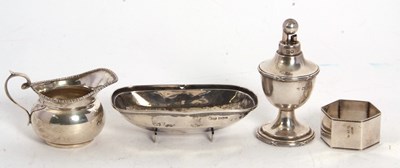 Lot 68 - Mixed Lot: An Edwardian silver cased table...