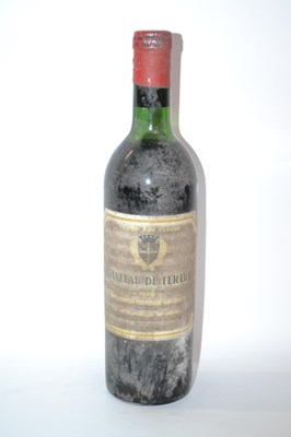 Lot 187 - One bottle of 1966 Chateau du Tertre, 5th...