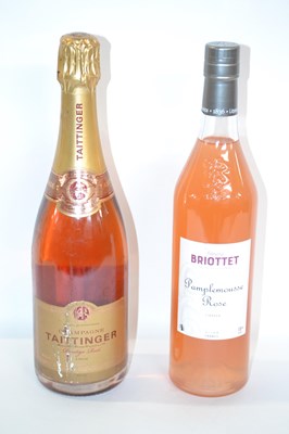 Lot 159 - Two bottles including one bottle of Taittinger...