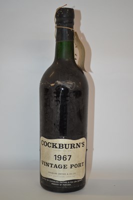 Lot 169 - One bottle of 1967 Cockburn Vintage Port