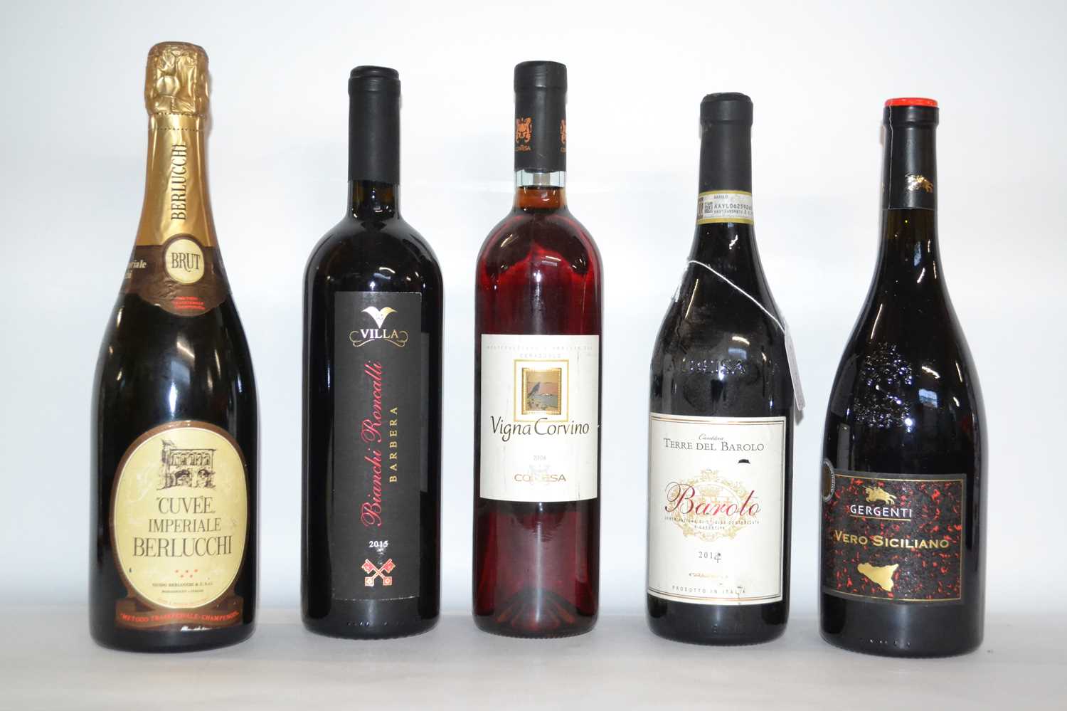 Lot 212 - Five bottles including one bottle of 2014...