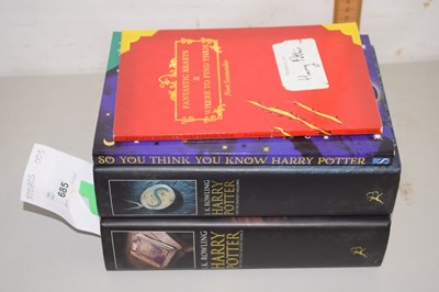 Lot 685 - J K ROWLING AND HARRY POTTER: 4 Titles: HARRY...