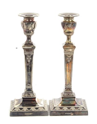 Lot 284 - A pair of Walker & Hall silver plated...