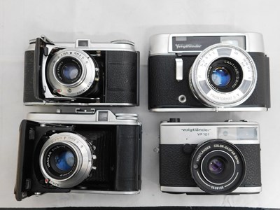 Lot 70 - Four Voigtlander camera's: to incldue...