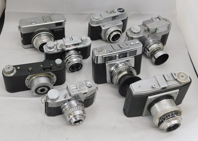 Lot 74 - Eight camera's: to include a Werra 1 with...