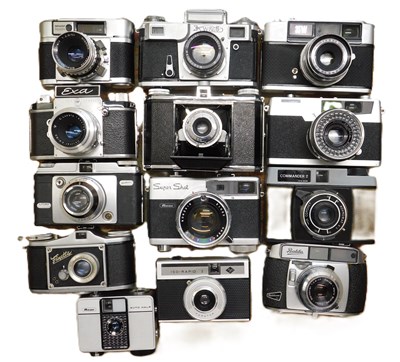 Lot 83 - A quantity of camera's to include: a Ukrainian...