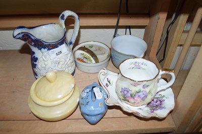 Lot 529 - MIXED LOT VARIOUS CERAMICS AND OTHER ITEMS