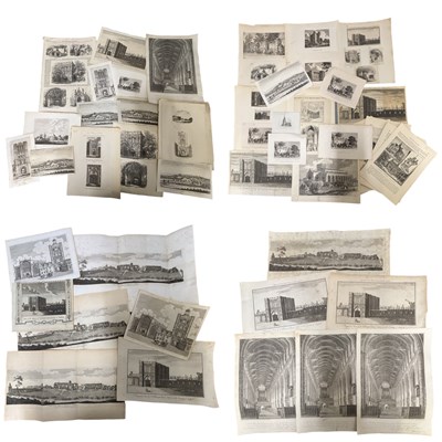 Lot 1273 - A collection of various prints, bookplates,...
