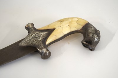 Lot 67 - Moghul / Indo persian Damascus tiger head...