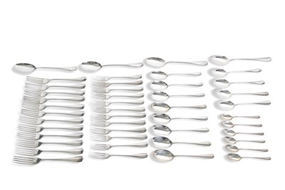 Lot 182 - Early 20c silver cutlery, to include four...