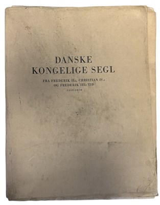 Lot 1222 - POUL BREDO GRANDJEAN: [DANSKE KONGELIGE SEGL]...