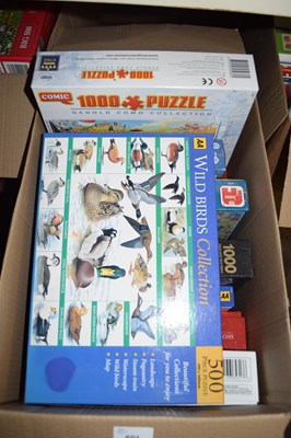 Lot 601 - ONE BOX OF JIGSAWS