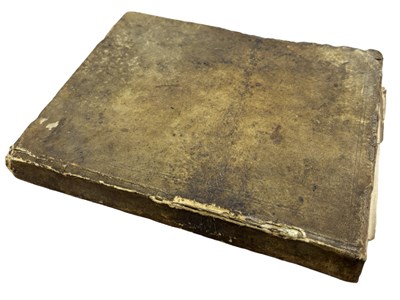Lot 1190 - An early 19th century vellum-bound recipe book,...