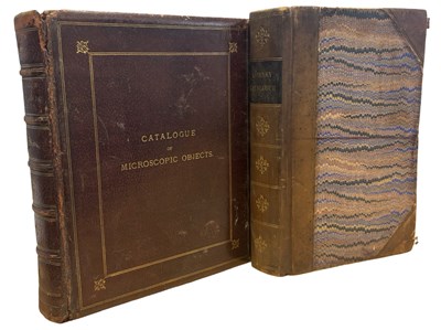 Lot 1083 - A pair of blank ledger / notebooks: CATALOGUE...