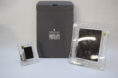 Lot 75 - Waterford crystal photograph frame in original...