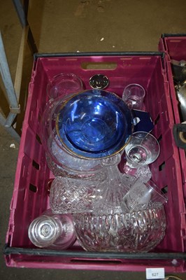 Lot 627 - ONE BOX VARIOUS MODERN GLASS WARES TO INCLUDE...