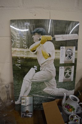 Lot 637 - CRICKET INTEREST - SIR DONALD BRADMAN LARGE...