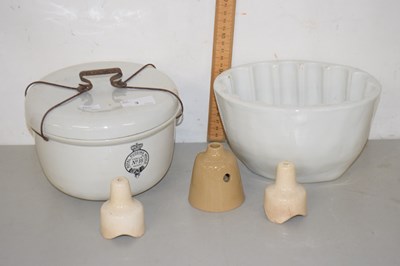 Lot 3 - Mixed Lot: A vintage ceramic royal pudding...