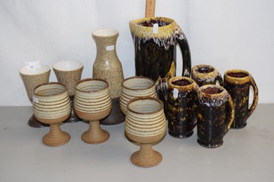 Lot 11 - Mixed Lot: Treacle glazed jug and matching...