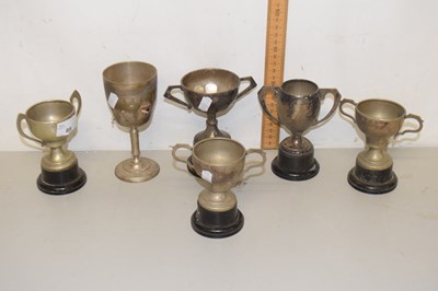 Lot 88 - A group of six various small trophy cups