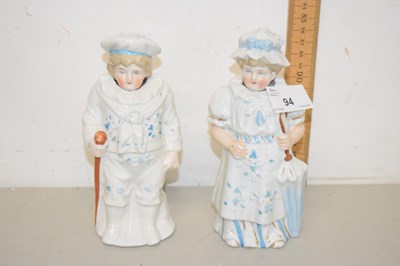 Lot 94 - A pair of Victorian nodding head figures