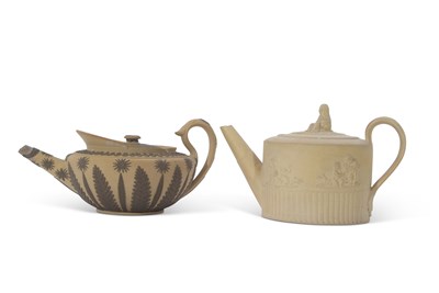 Lot 32 - Wedgwood 19th century drabware tea pot,...