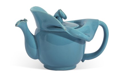 Lot 66 - Clement Massier Juan Golfe Art Nouveau tea pot,...