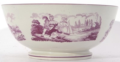 Lot 62 - Rare early 19th century punch bowl by...