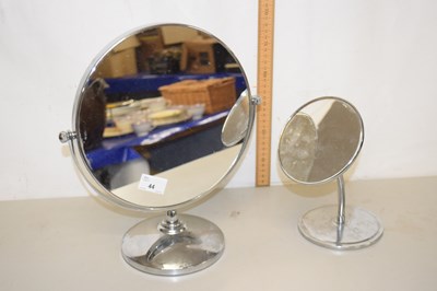 Lot 44 - Two shaving mirrors and a glass bowl