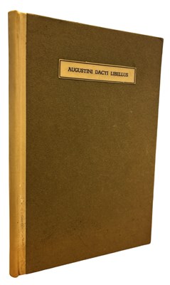 Lot 290 - AUGUSTINI DACTI SCRIBE - SUPER TULLIANIS...