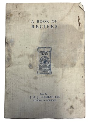 Lot 1173 - A BOOK OF RECIPES, London and Norwich, J and J...