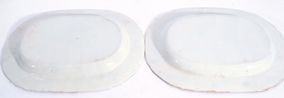 Lot 108 - Two flowblue Staffordshire platters by Rodgers,...