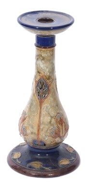 Lot 109 - Doulton Lambeth jardiniere and stand, the...